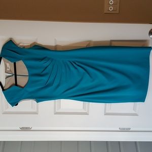 Teal cocktail dress